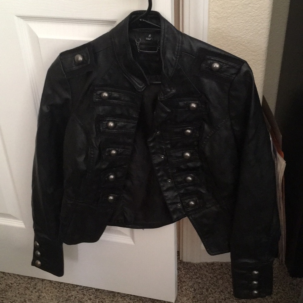 Black pleather jacket